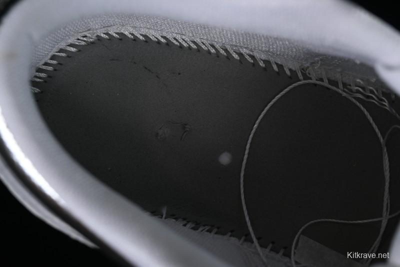 Nike Air Jordan 1 Low "Metallic Silver" Casual Sneakers with Metallic Accents - FN5030-001