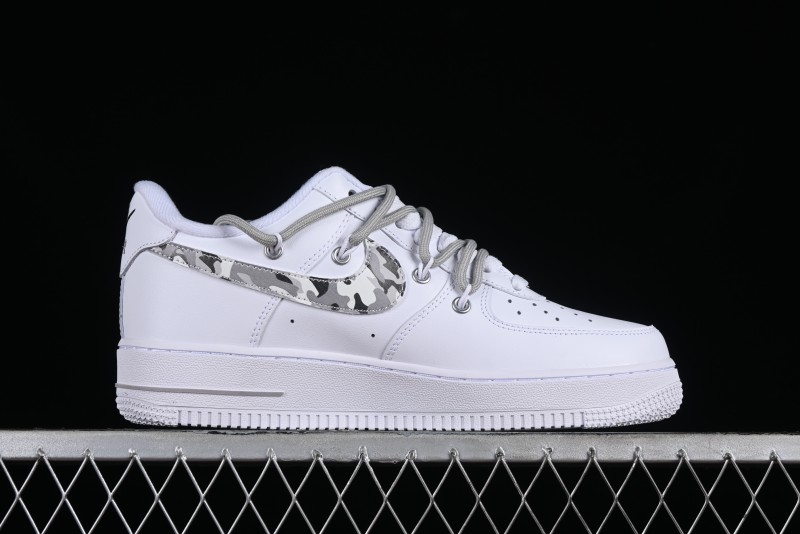 Nike Supreme x Air Force 1'07 Low "Box Logo" Camouflage Print Casual Sneakers - UP1658-595