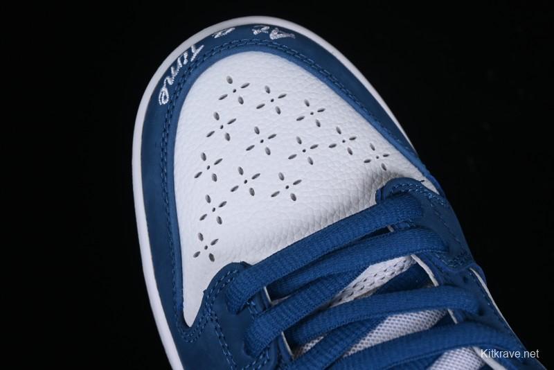 Nike Born x Raised x Nike SB Dunk Low Premium Skate Shoes with Special Foam Swoosh and Snowflake Perforations - FN7819-400