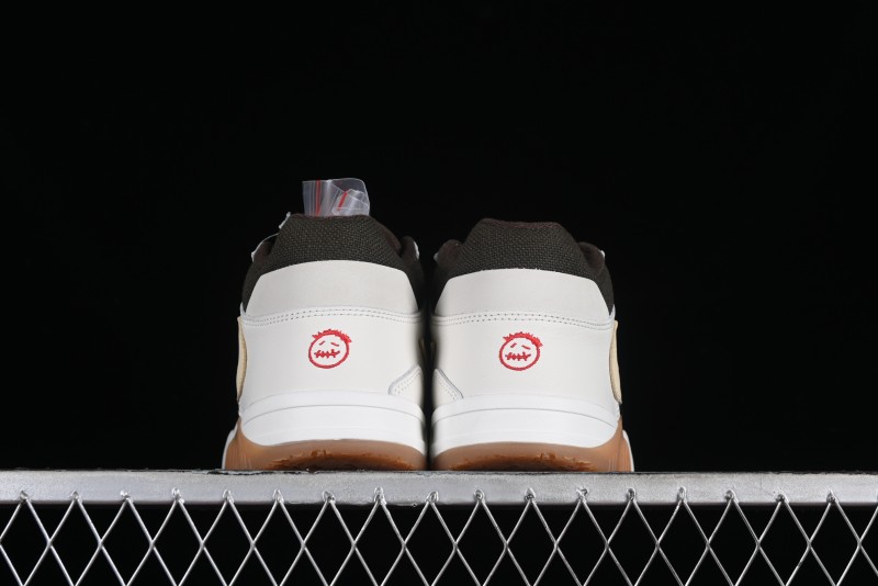 Nike Travis Scott x Jordan Cut The Check AJ1 Basketball Shoes with Velcro Design - FZ8117-100
