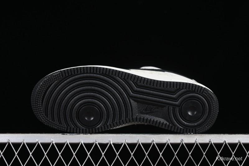Nike Air Force 1 '07 Low BAPE Collaboration - White Black Camo Casual Sneakers - BA8806-845