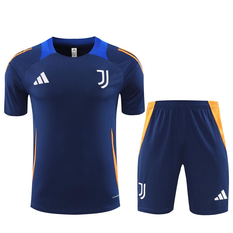 24/25 Juventus Navy Short Sleeve Jersey+Shorts