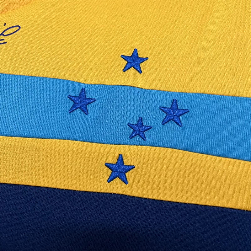 Retro 14/15 Cruzeiro Goalkeeper Yellow Jersey
