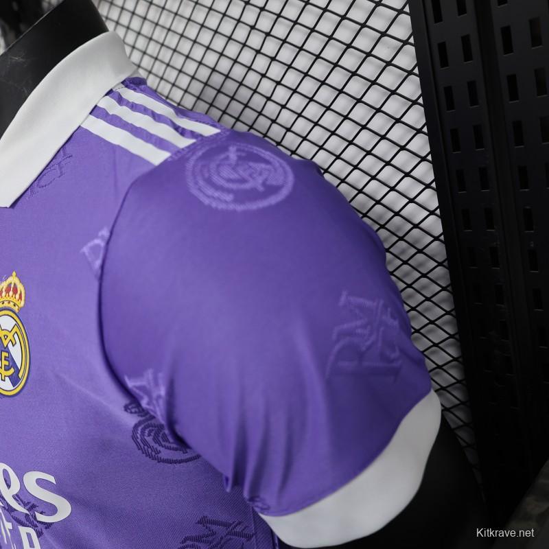 Player Version 24/25 Real Madrid Purple Pre-Match Jersey