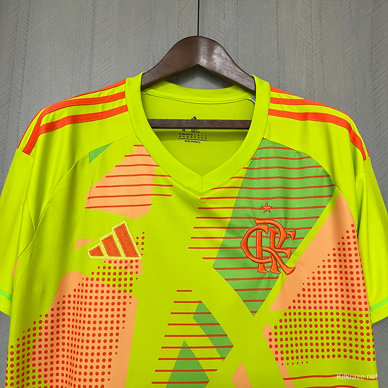 25/26 Flamengo Goalkeeper Fluorescent Green Jersey S-XXXXL