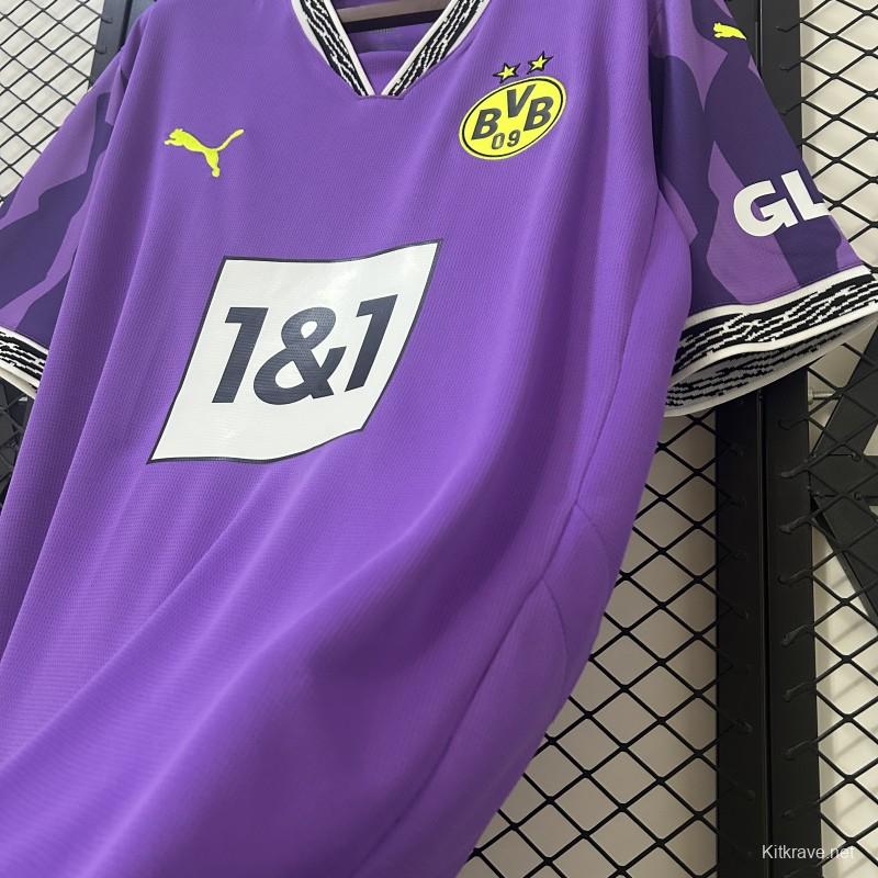 24/25 Borussia Dortmund Purple Goalkeeper Jersey
