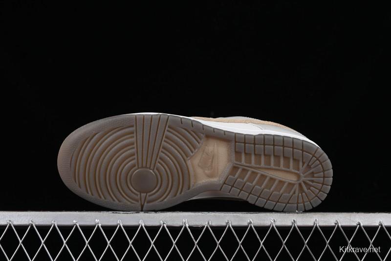 Nike Dunk Low SB Casual Sneakers in Light Grey/Khaki - FJ4188-001