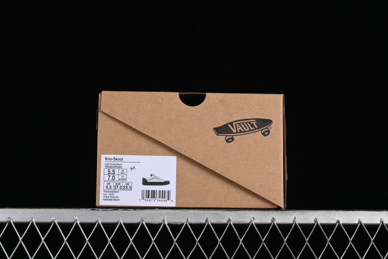 Vans Old Skool Reissue 136 Retro Casual Vulcanized Sneakers in Gray Blue White - VN000CRPGRN