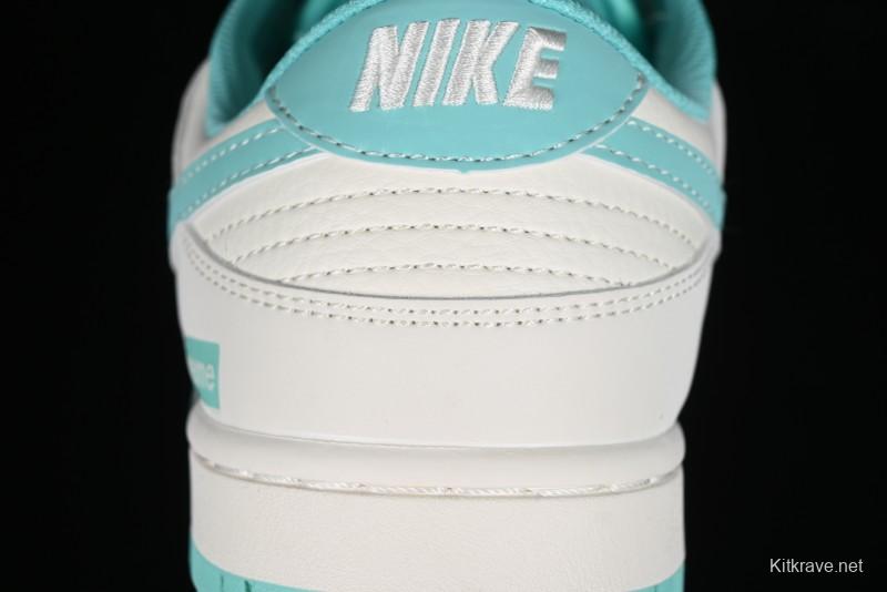 Nike SB Dunk Low Supreme Collaboration - Wheat Green Canvas Anniversary High-End Custom Low-Top Casual Skate Shoes - BB6698-512