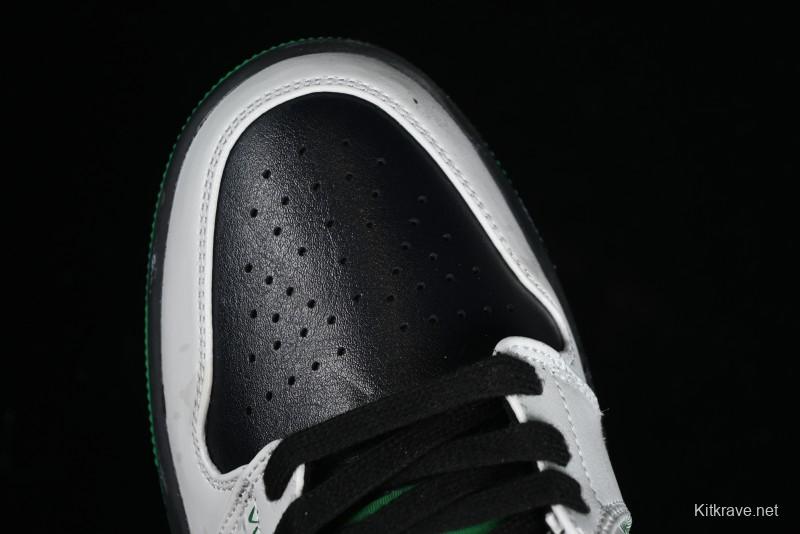Nike Air Jordan 1 Low Retro Basketball Shoes with Panda Mischief Pioneer Rider Design - 553558-065