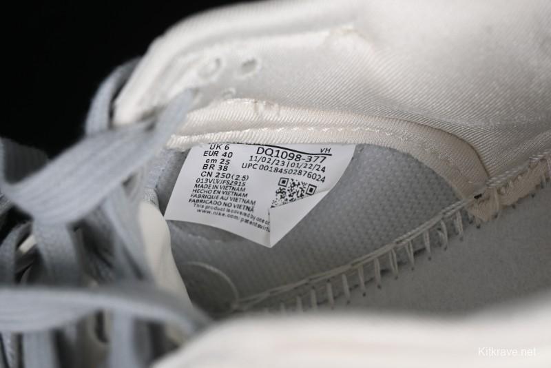 Stussy x Nike SB Dunk Low Retro Premium Sneakers in Off-White Light Grey Swoosh - DQ1098-377