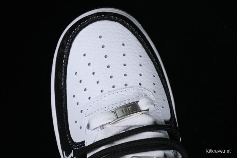 Nike Air Force 1 '07 Low Custom Collaboration Casual Sneakers with Strap - ZH0316-022