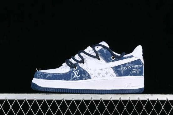Nike Air Force 1 Low Custom Strap Casual Sneakers with Full-Length Air Cushion - ZH0316-021