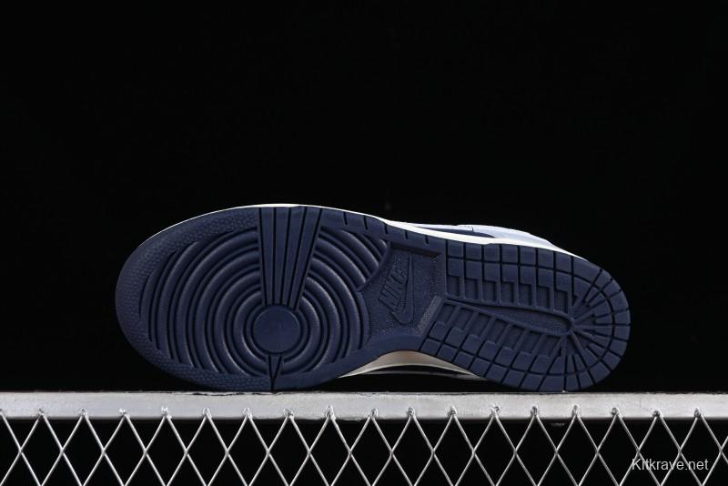 Nike Dunk Low Grey Blue SB Low-Top Casual Skate Shoes - FB9109-002