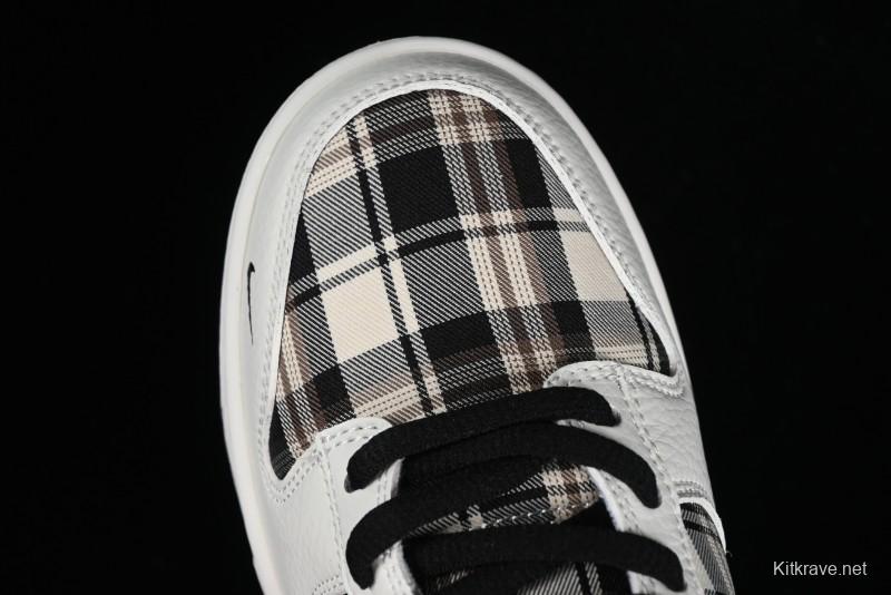 Nike SB Dunk Low Supreme Plaid Colorway Low-Top Casual Skateboarding Shoes - SU1098-061