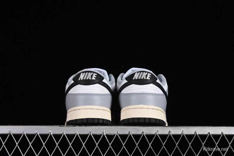 Nike Dunk Low SB Light Smoke Grey White Grey Casual Skate Shoes - DD1503-117