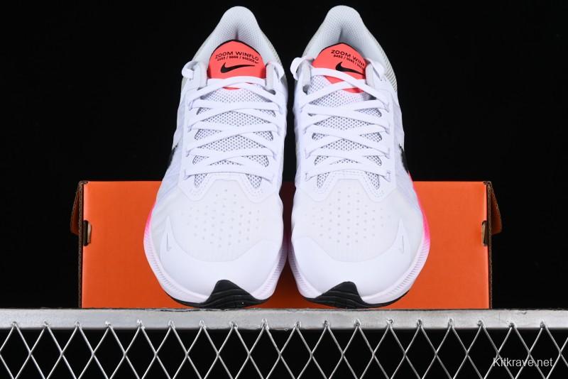 Nike Zoom Winflo 8 Breathable Mesh Running Shoes with Forefoot and Heel Zoom Air Cushion - CW3419-100