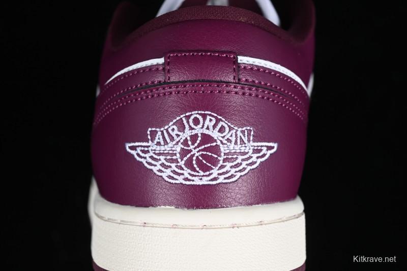 Nike Air Jordan 1 Low AJ1 White Rose Pink Low Top Casual Sneakers DC0774-161