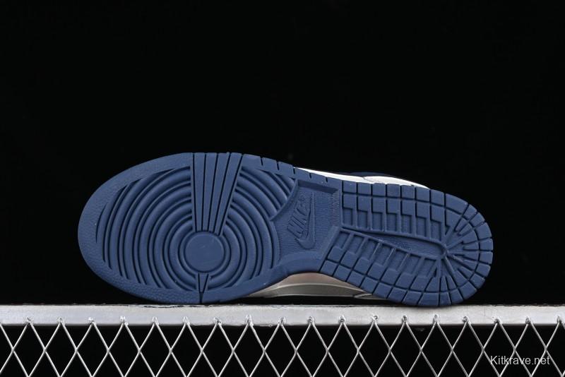 Nike SB Dunk Low UN Collaboration - Light Blue Swoosh Anniversary Custom Low-Top Casual Skate Shoes - FC1688-138