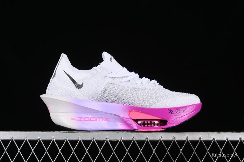 Nike Zoom VaporFly Next% 3 Prototype Super Marathon Running Shoes with Dual Air Zoom and Full-Length Carbon Fiber Plate - FD8311-100