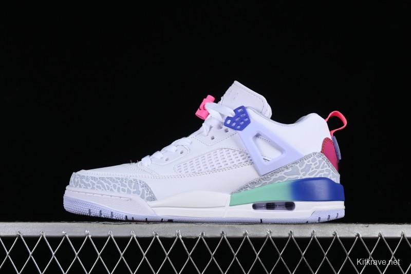 Nike Jordan Spizike Low AJ Hybrid Element Rainbow Colorway Lifestyle Casual Sneakers - HF5758-151