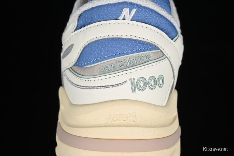 New Balance 1000 Series Retro Dad Style Low-Top Casual Running Shoes - M1000WA