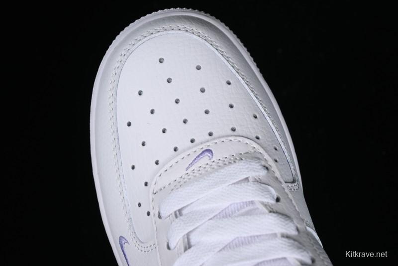 Nike Air Force 1 '07 Low Hazy Purple Casual Sneakers with Full-Length Air Solo Cushion - FB8971-800