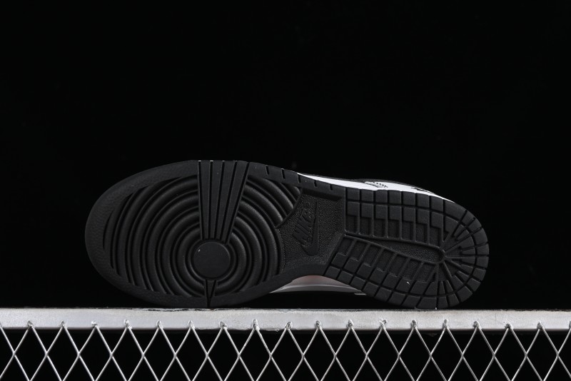 Stussy x Nike Dunk Low SB Skate Shoes in White-Black - FC1688-137