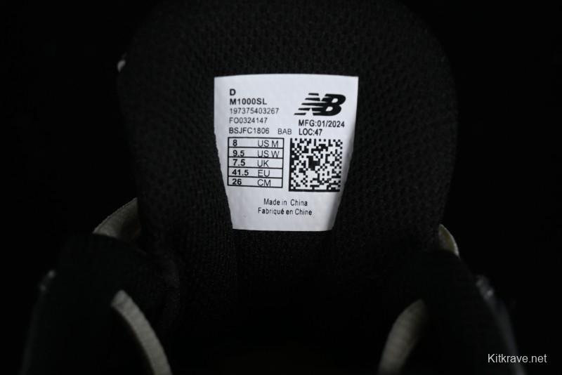 New Balance 1000 Series Retro Dad Style Low-Top Casual Running Sneakers - M1000SL