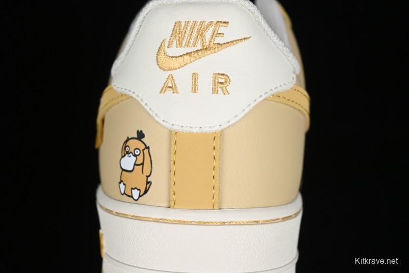 Nike Air Force 1'07 Low "Psyduck" Casual Sneakers - DB3301-661
