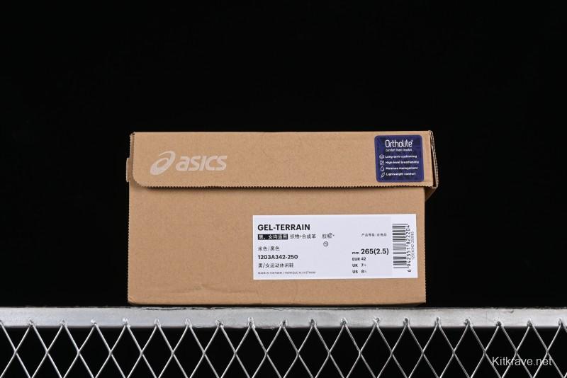 Asics Gel-Terrain Retro Breathable Casual Shoes Cushioned Men's Durable Running Shoes - 1203A342-250