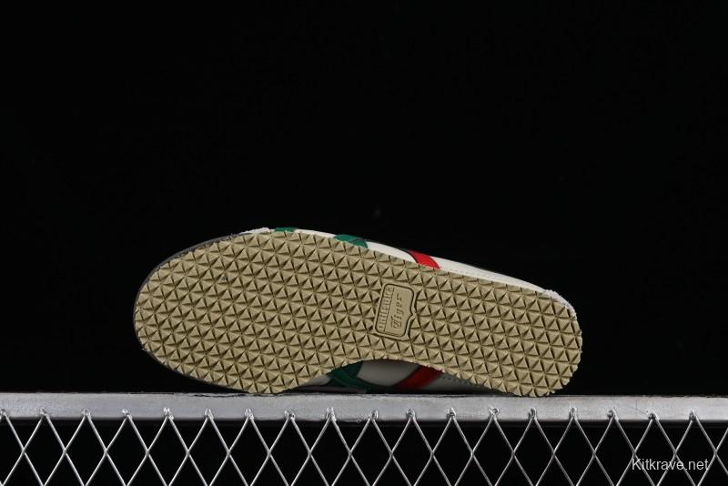 Onitsuka Tiger Mexico 66 Low-Top Leather Running Shoes - 1183C102-201