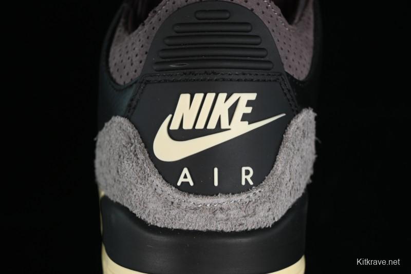 Nike A Ma Maniere x Air Jordan 3 Retro Black Sneakers - FZ4811-001