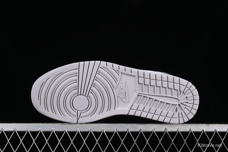 Nike Air Jordan 1 Low AJ1 Grey Silver Low-Top Casual Sneakers - CZ0790-002