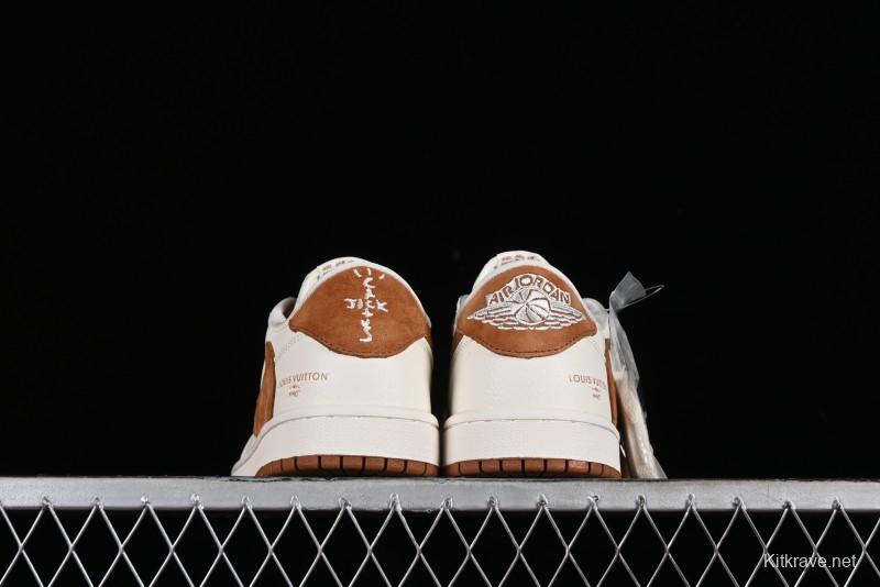 Nike Air Jordan 1 Low OG SP Travis Scott x Fragment Design Collaboration Sneakers - LX1988-900