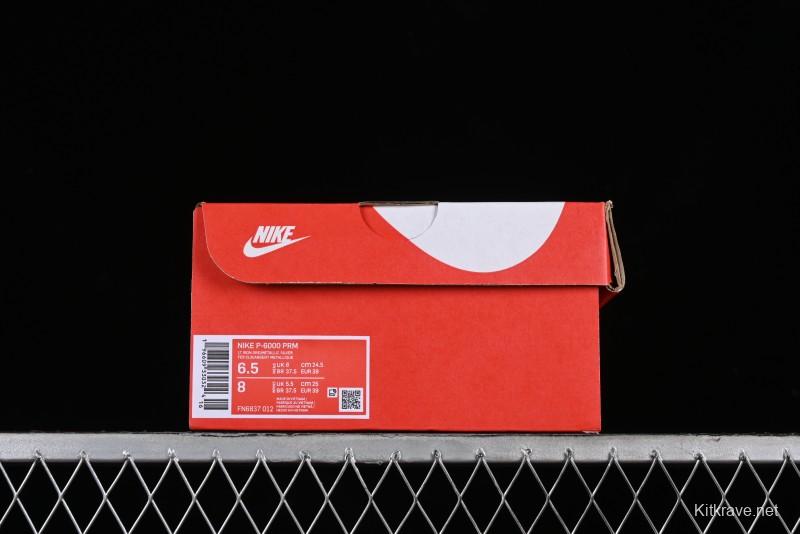Nike P-6000 Prm Retro Casual Sneakers with Lightweight Design - FN6837-012