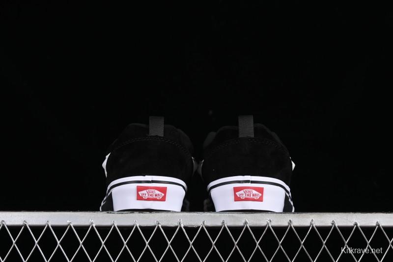 Vans Classics Knu Skool Retro Skate Shoes with Enlarged Toe and Thickened Tongue - VN0009QCWBL