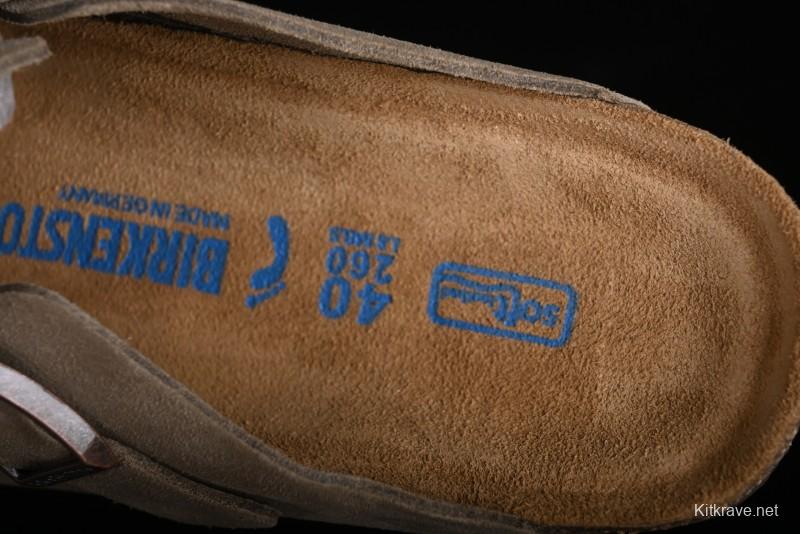 Birkenstock Arizona Soft Footbed Sandals with Suede Leather and Lambswool Lining - G.D4