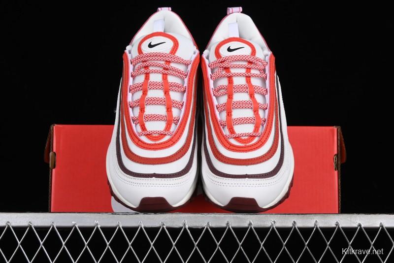 Nike Air Max 97 Retro Running Shoes with Full-Sole Air Cushion - FN6957-101