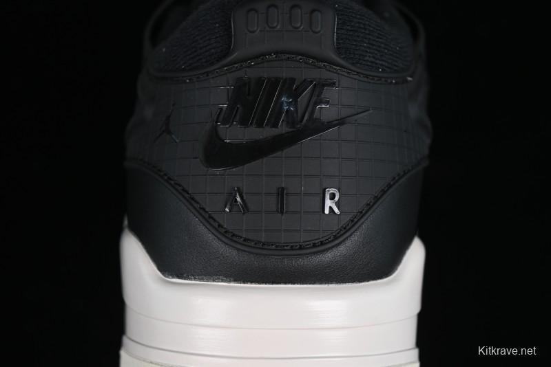 Nike Air Jordan 4 Remastered Sneakers in Black, Light Bone, and Dark Gray - FQ7939-001