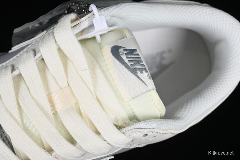 Nike SB Dunk Low LV Collaboration - Beige Silver Gray Anniversary High-End Custom Low-Top Casual Skate Shoes - BB8766-210
