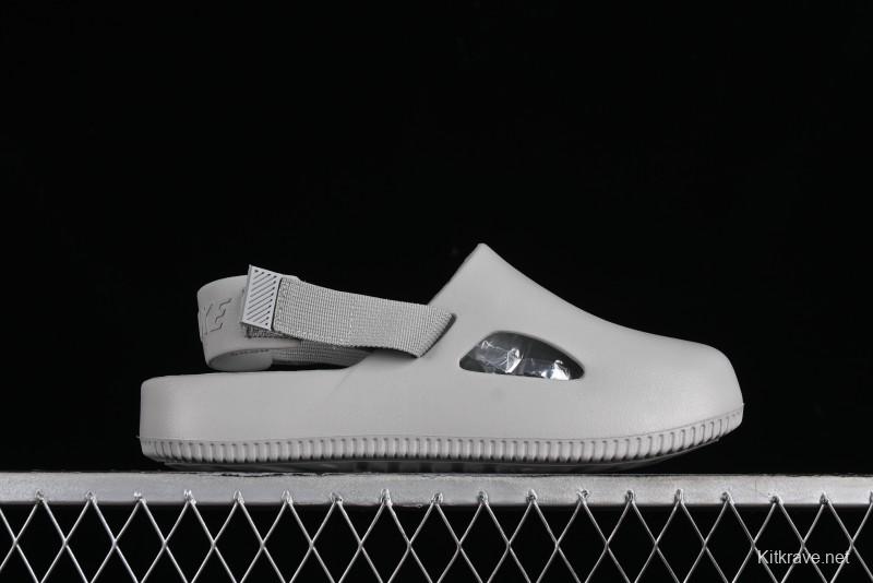 Nike Calm Slide Mule Comfortable Foam Sandals with Textured Footbed - FB2185-100