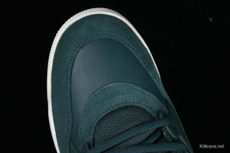 Nike Air Jordan 4 Remastered Military Green Retro Sneakers - FQ7940-300