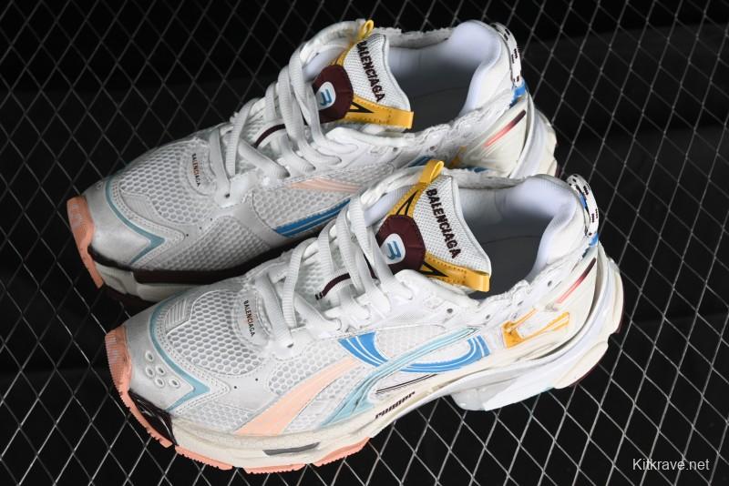 Balenciaga Runner Kith Four Color Retro Casual Sneakers - W3RNY0326