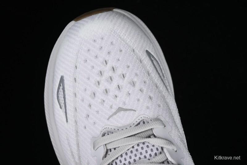 HOKA ONE ONE CLIFTON 9 Running Shoes with Lightweight Knit Mesh and Enhanced Cushioning - 1127895 NCWT