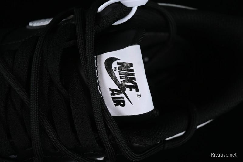 Nike Air Force 1 '07 Low Classic Lace-Up Casual Sneakers in Black & White - ZH0316-018