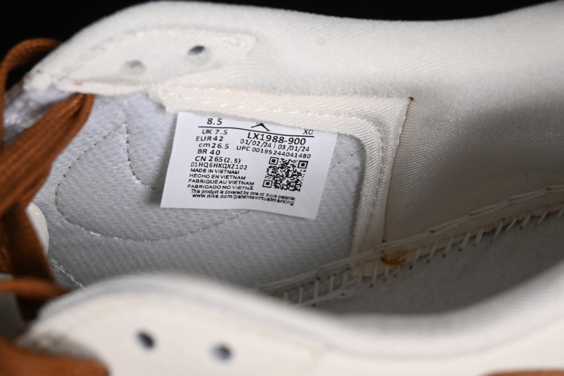 Nike Air Jordan 1 Low OG SP Travis Scott x Fragment Design Collaboration Sneakers - LX1988-900