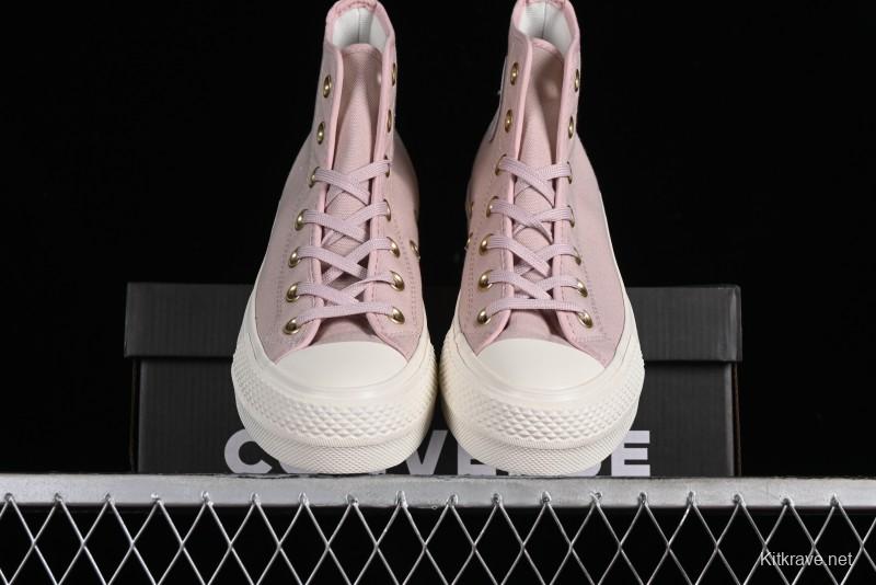 Converse All Star Lift High Top Platform Canvas Sneakers with Chunky Sole - A10431C