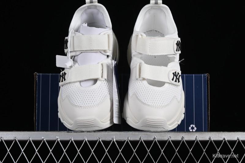 New York Yankees MLB Bigball Chunky Mask Jane Thick Platform Casual Sandals - 3ASDBCM4350IVS