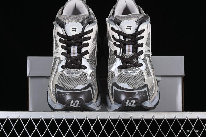 Balenciaga Runner Kith Four Color Retro Casual Sneakers - W3RMU2000